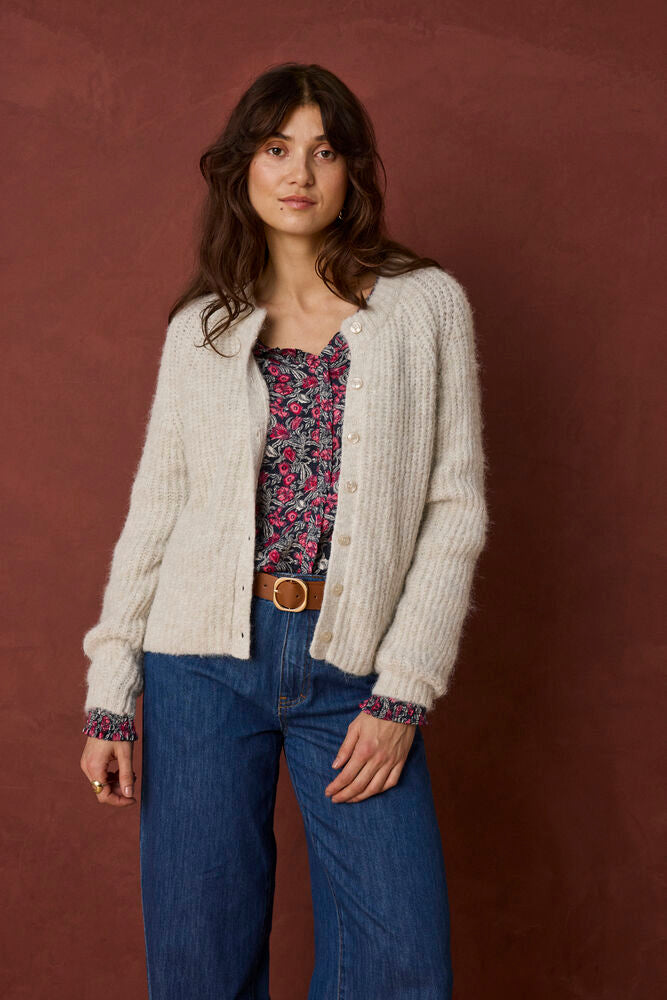 CHARLEEN CARDIGAN OATMEAL