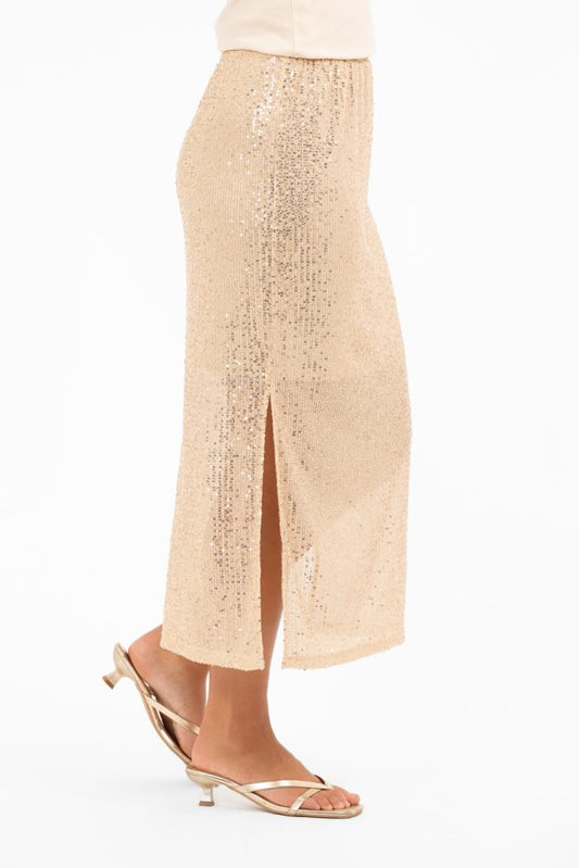 CAMELIA SKIRT GOLDEN SAND
