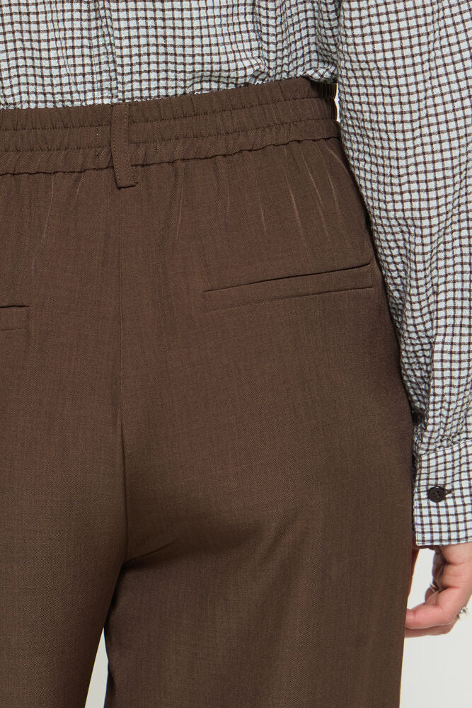 FAVA WIDE PANTS BROWN
