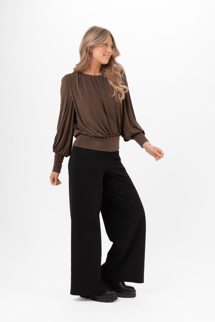RUTH TOP ESPRESSO BROWN