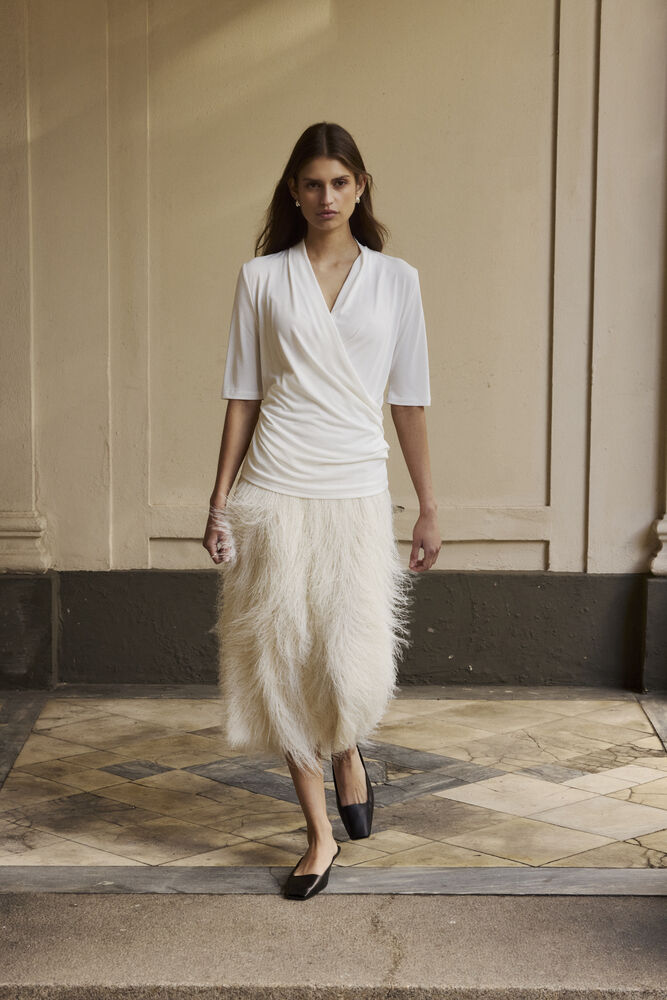 DACRE SKIRT WHISPER WHITE