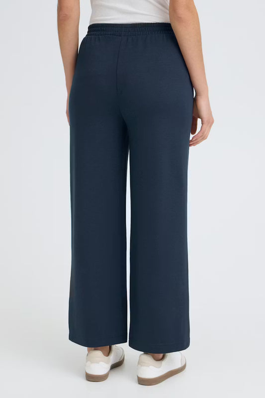 AURORA PANT NAVY BLAZER CROPPED LENGTH