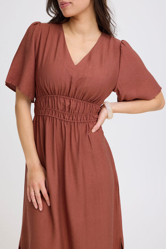 IGGY DRESS MARSALA