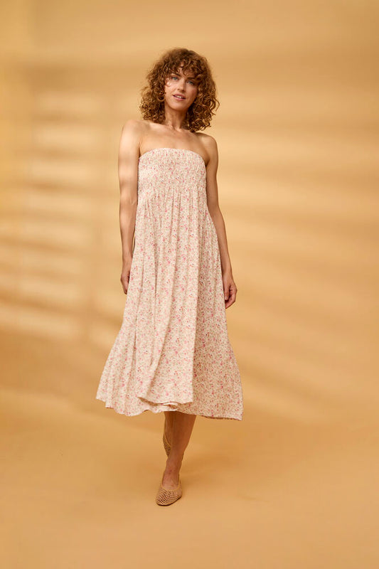HEAT SKIRT PINK BOHO FLORAL