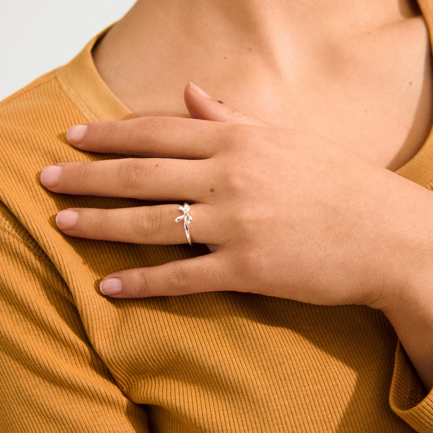 LULU ROSETT RING SILVER
