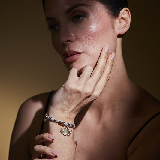 LOLITA GREY ELASTISK ARMBAND