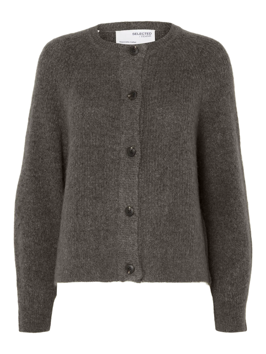 LULU CARDIGAN GREY MELANGE