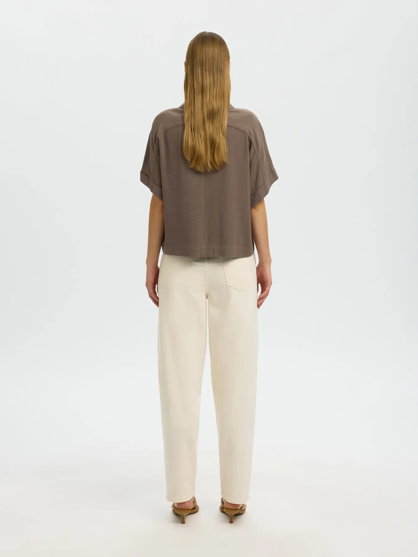 VIVA CROPPED SHIRT CHOCOLATE CHIP