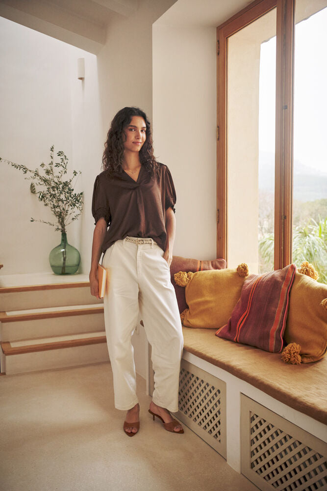 PANAN BLOUSE MAJOR BROWN