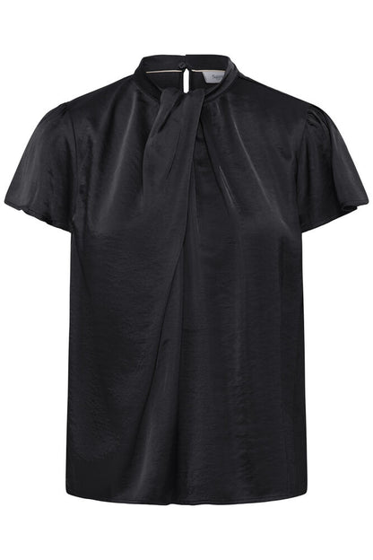 PANAN DRAPY BLOUSE BLACK