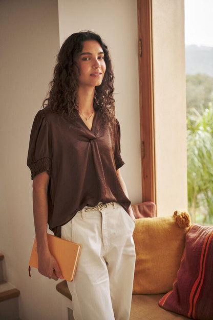PANAN BLOUSE MAJOR BROWN
