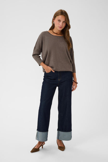 MILAS R-NECK MINK MELANGE