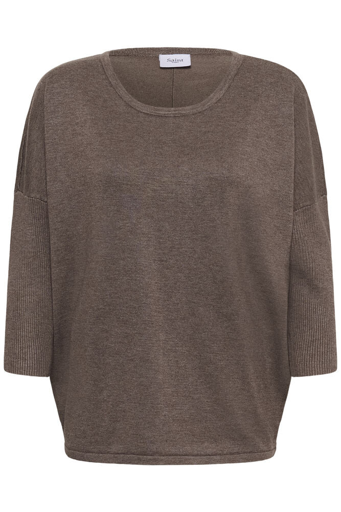 MILAS R-NECK MINK MELANGE