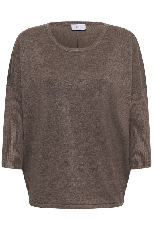 MILAS R-NECK MINK MELANGE