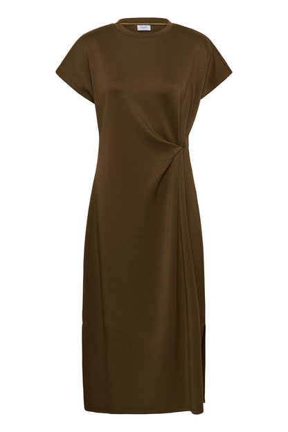 THEO DRESS BROWN