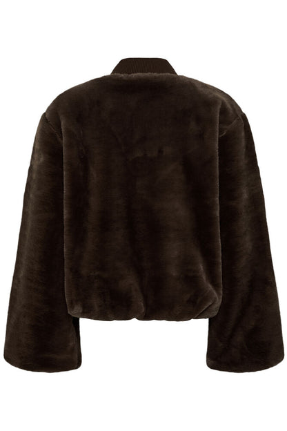 ESTACIA BOMBER JACKET CHOCOLATE BROWN