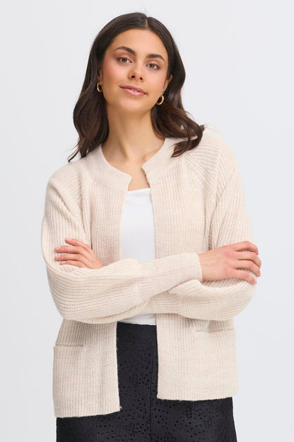 ERETTA CARDIGAN LIMESTONE