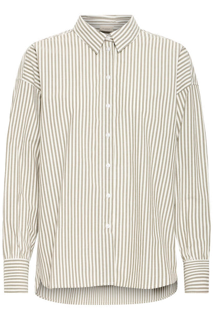 ZA SHIRT GREEN STRIPE