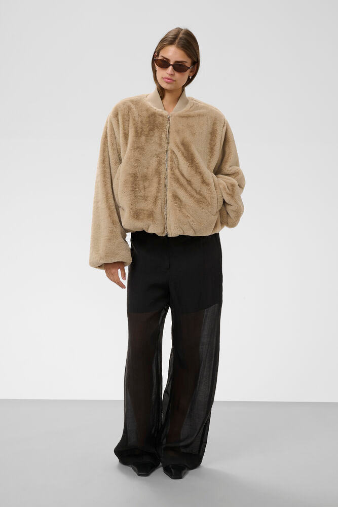 ESTACIA BOMBER JACKET FEATHER GRAY