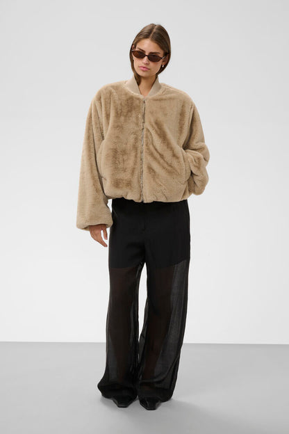 ESTACIA BOMBER JACKET FEATHER GRAY