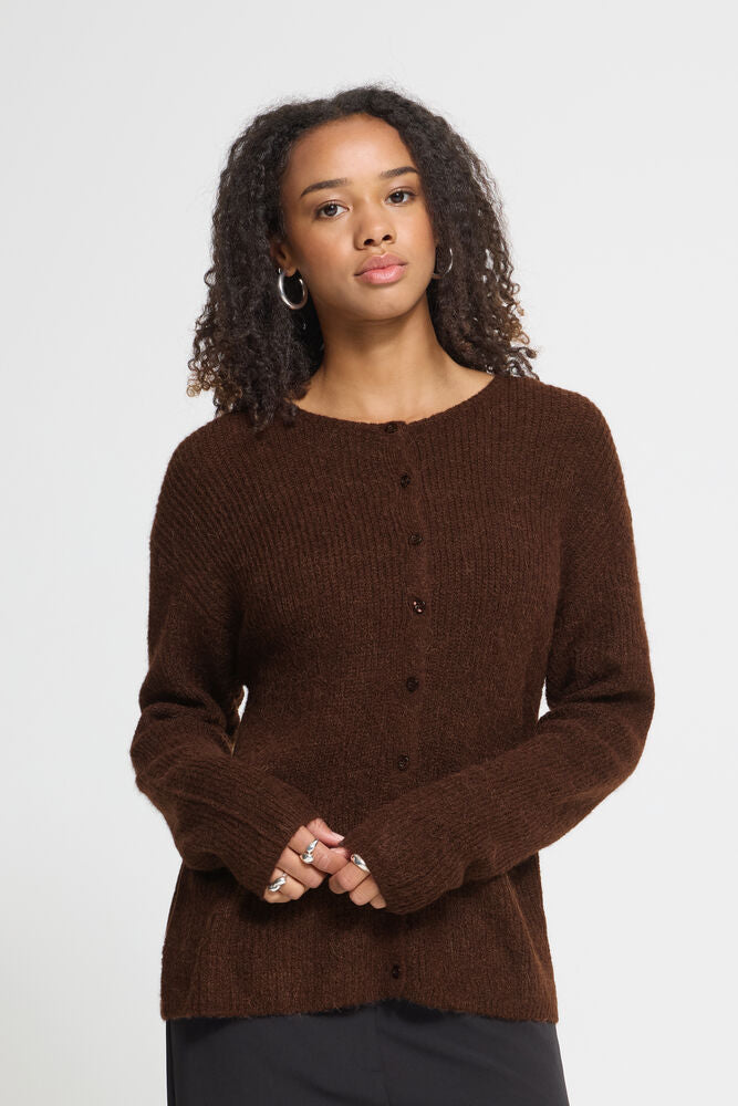 KAMARA CARDIGAN CHICORY COFFEE
