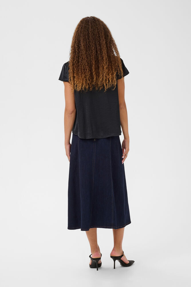 PANAN DRAPY BLOUSE BLACK