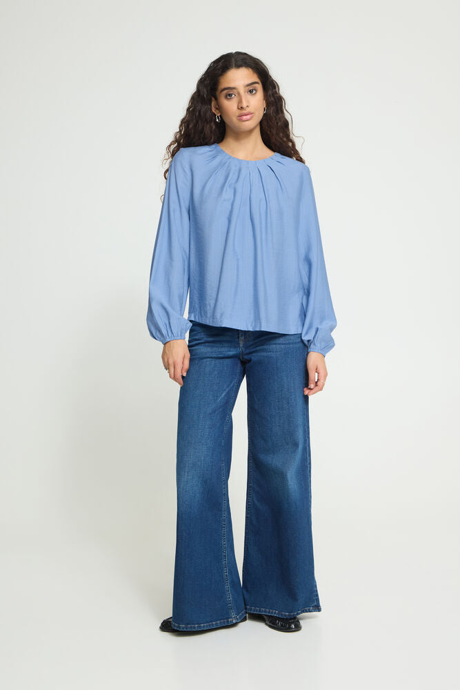 IMELDA BLOUSE ALLURE BLUE