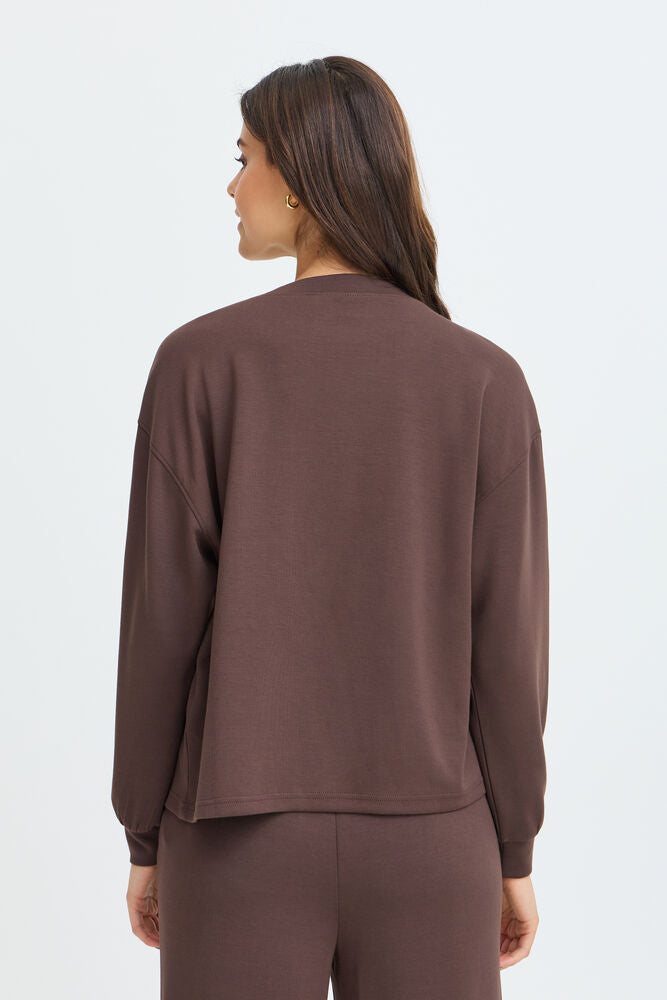 AURORA PULLOVER HOT FUDGE