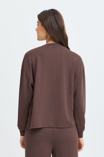 AURORA PULLOVER HOT FUDGE