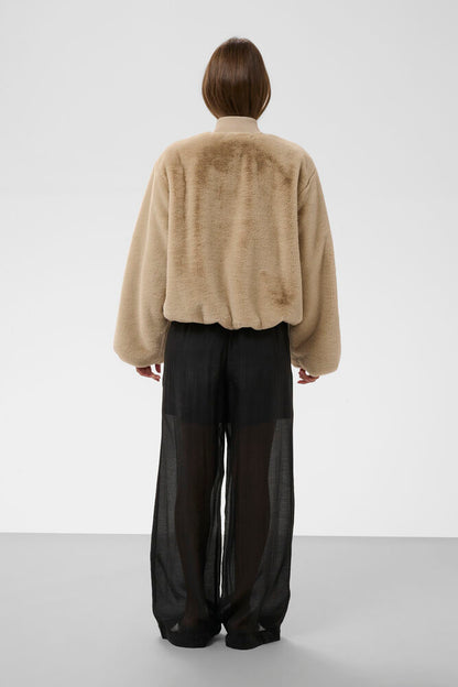 ESTACIA BOMBER JACKET FEATHER GRAY