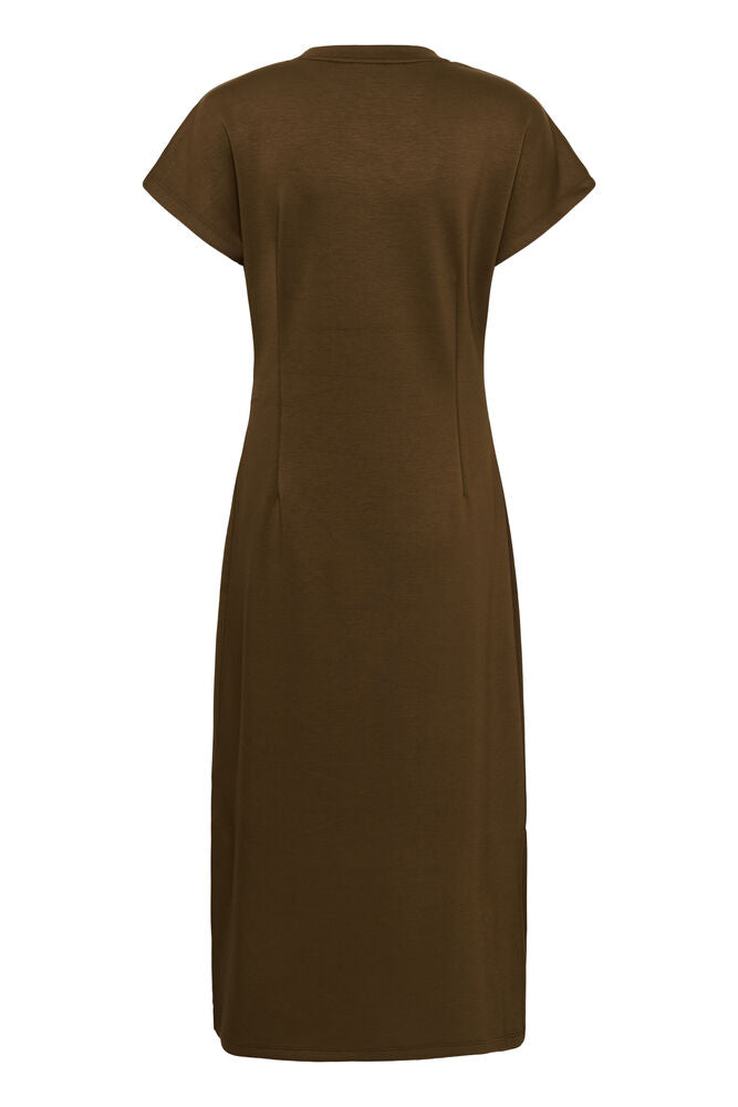 THEO DRESS BROWN
