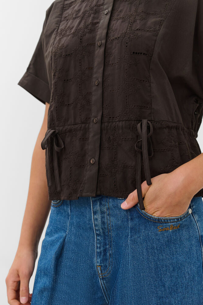 SILJA SHIRT BROWN