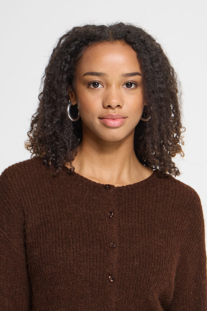 KAMARA CARDIGAN CHICORY COFFEE