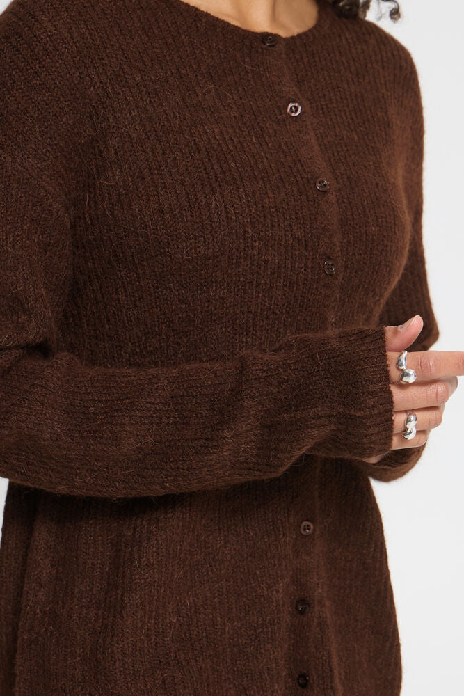 KAMARA CARDIGAN CHICORY COFFEE