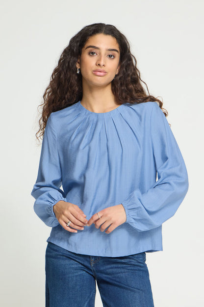 IMELDA BLOUSE ALLURE BLUE