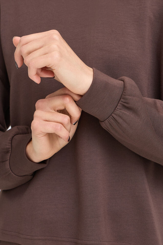 AURORA PULLOVER HOT FUDGE