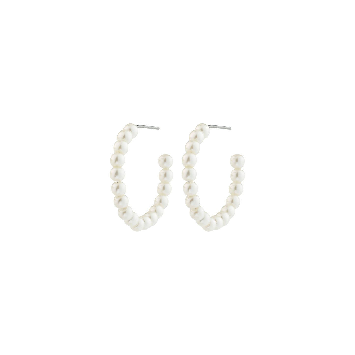 JANNI PEARL HOOPS LARGE