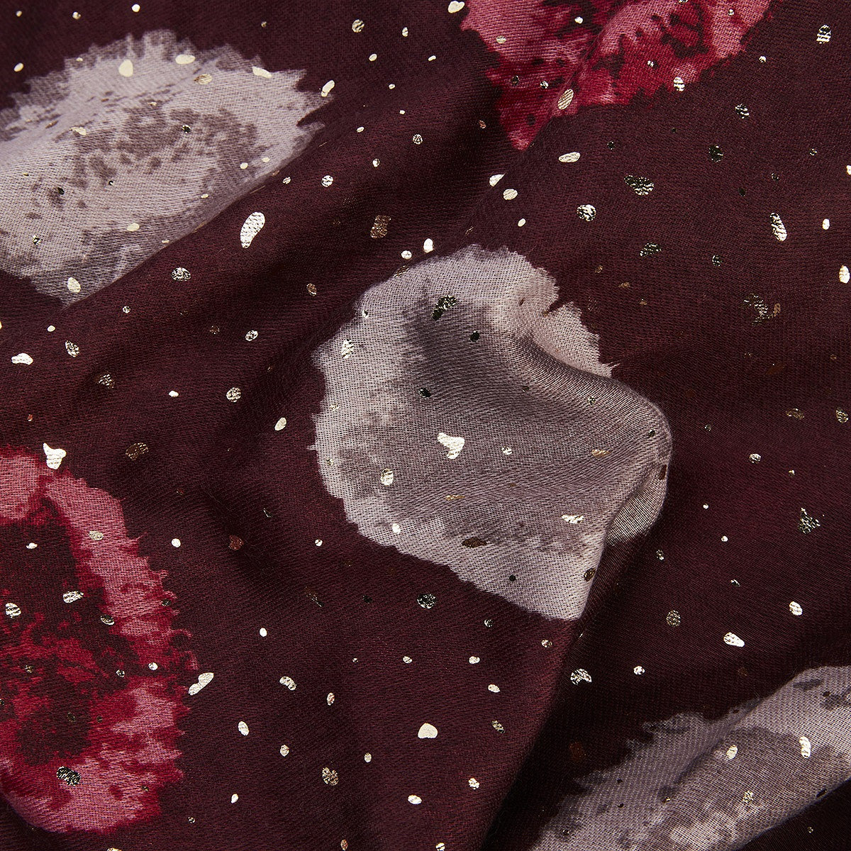 AYA SCARF BURGUNDY