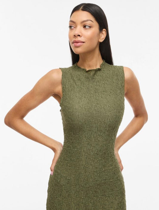 FALL DRESS OLIVINE