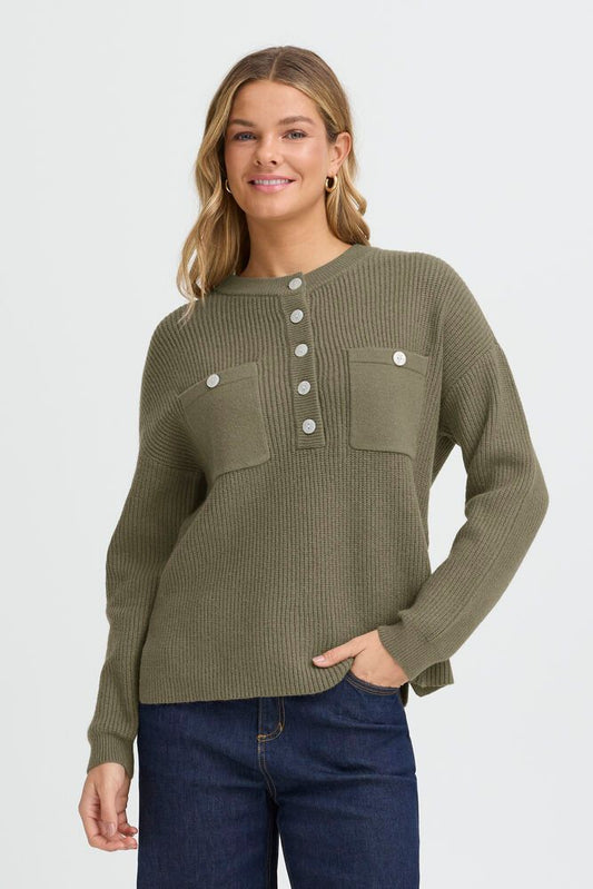 BITTE KNIT SMOKEY OLIVE