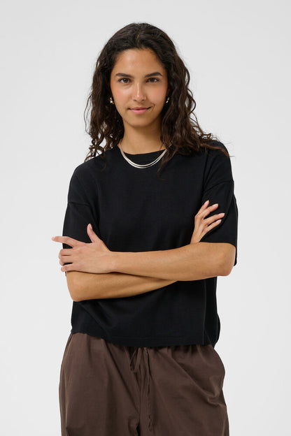 MILAS BOXY KNIT BLACK