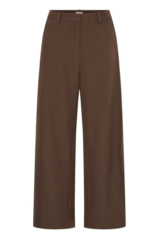 FAVA WIDE PANTS BROWN