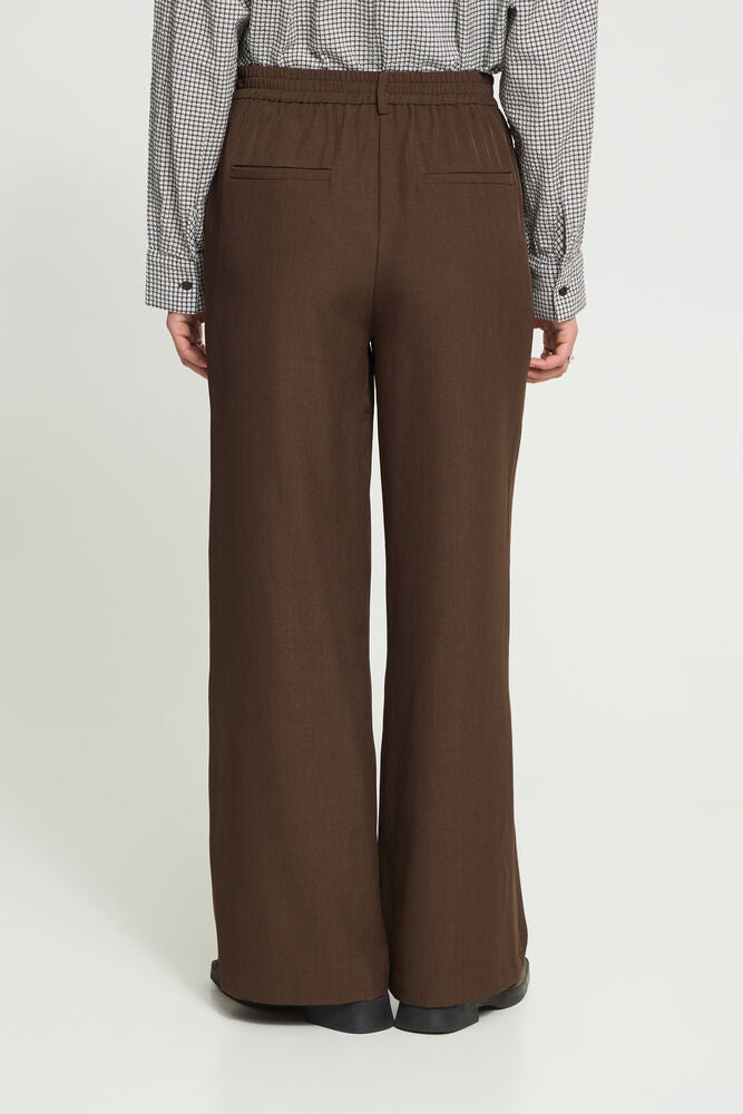 FAVA WIDE PANTS BROWN