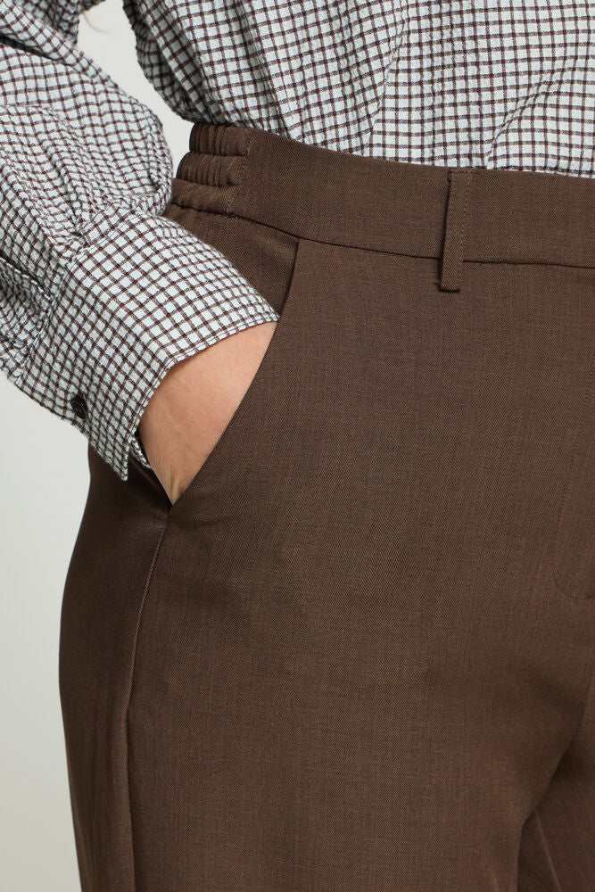 FAVA WIDE PANTS BROWN