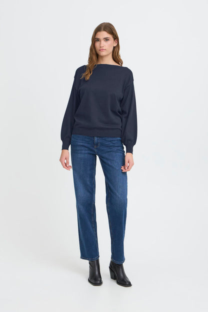 LULS BOAT NECK NAVY