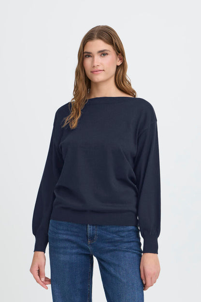 LULS BOAT NECK NAVY