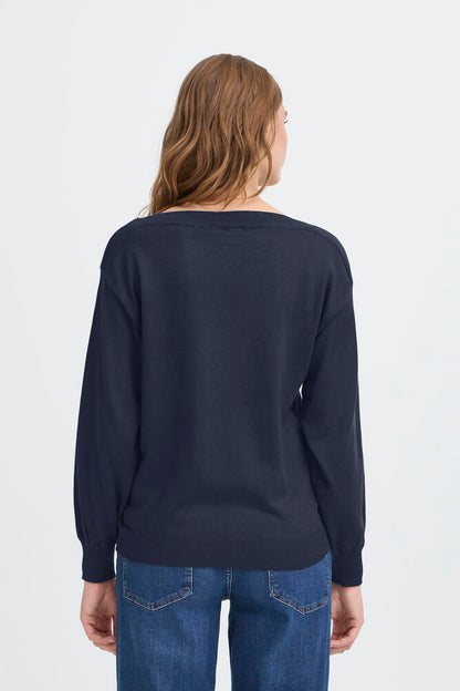 LULS BOAT NECK NAVY