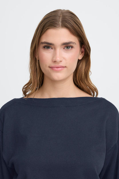 LULS BOAT NECK NAVY