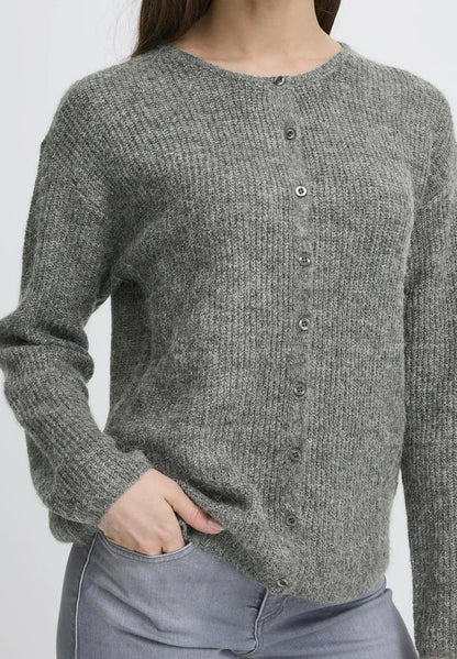 KAMARA CARDIGAN GREY MELANGE