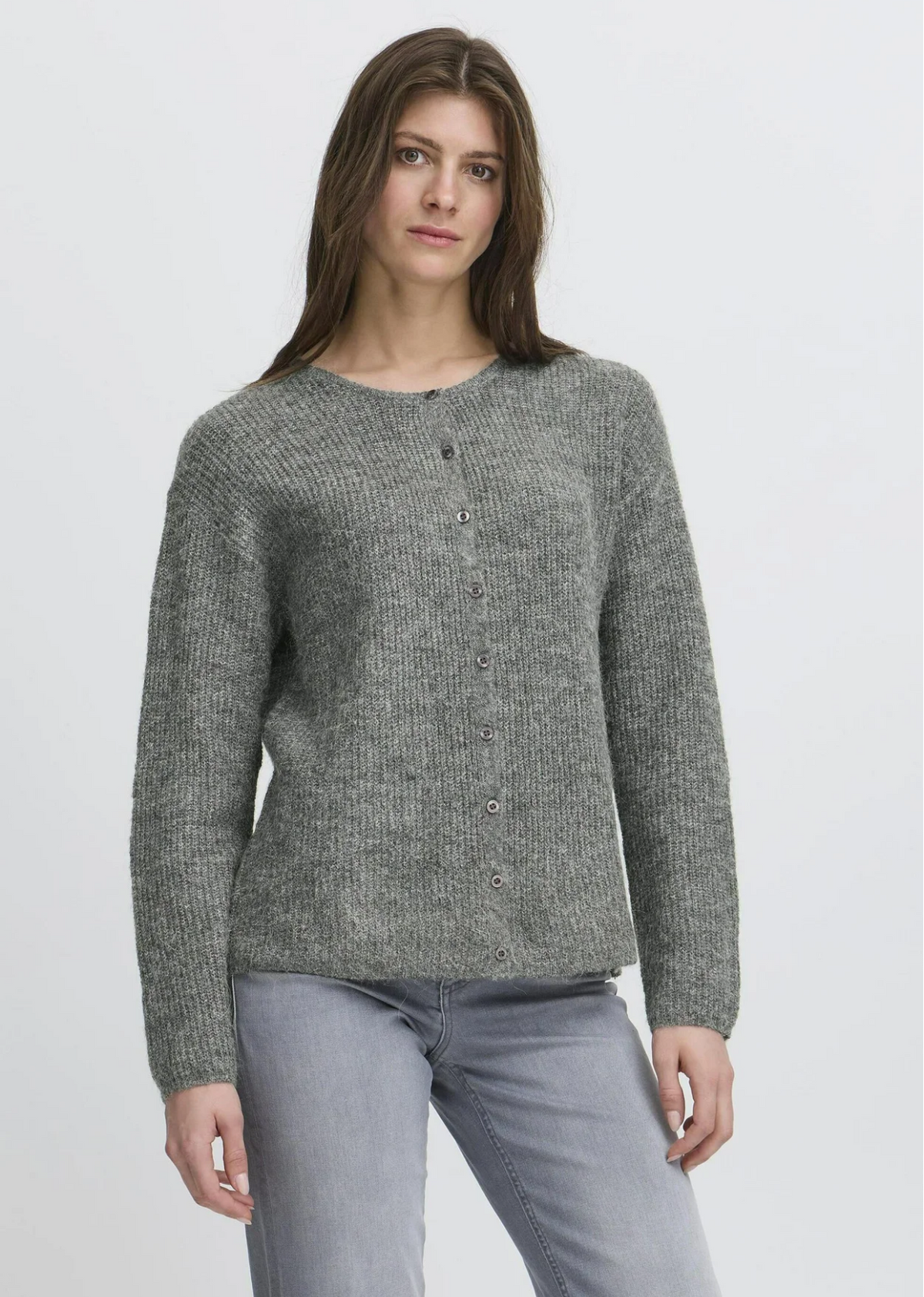 KAMARA CARDIGAN GREY MELANGE